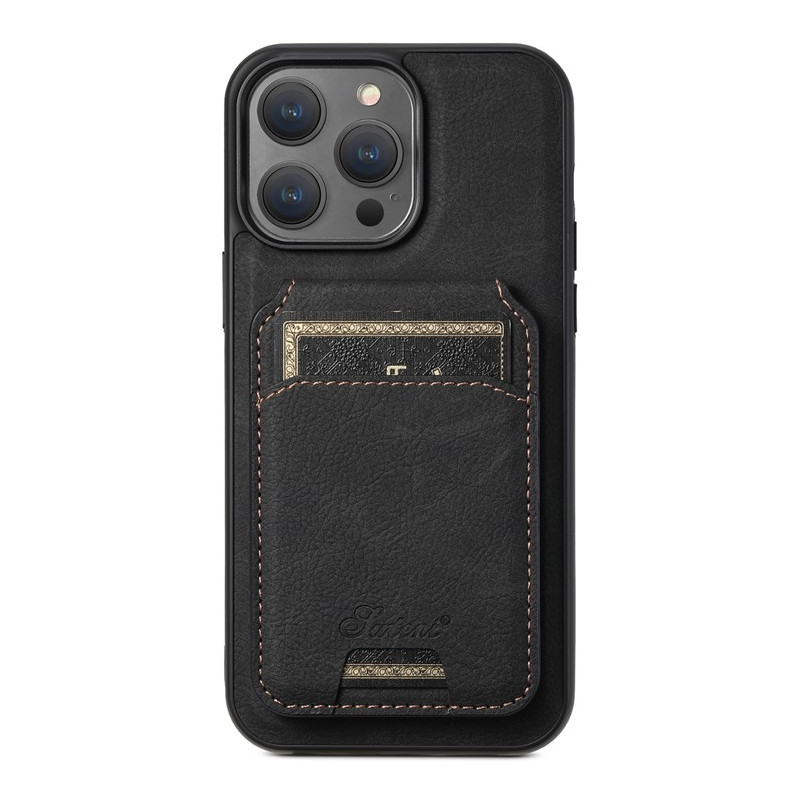 iPhone 15 Pro Cover Kompatibel mit MagSafe Kartenhalter und Suport