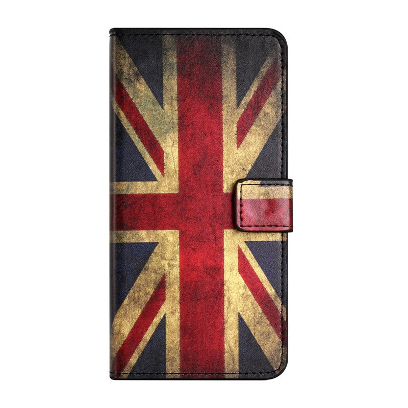 Tasche Moto G14 Englische Flagge Vintage