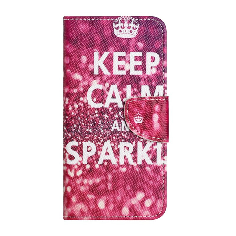 Hülle Moto G14 Keep Calm and Sparkle