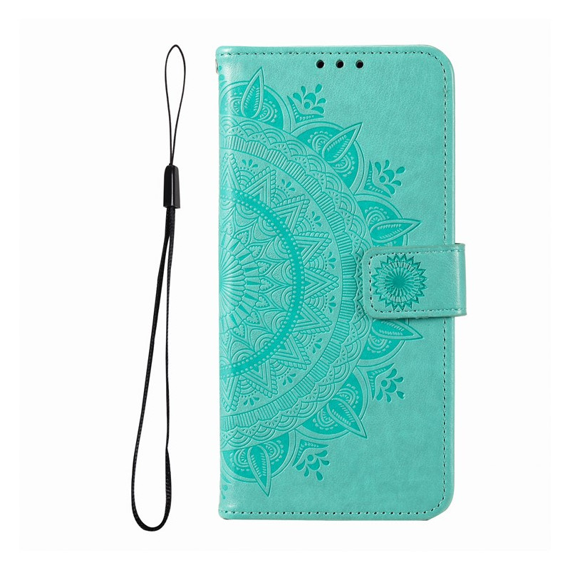 Tasche Moto G14 Mandala Sonne mit Riemen