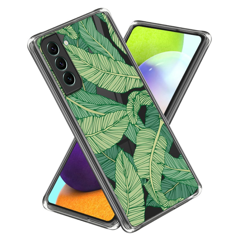 Samsung Galaxy S24 5G Cover Grüne Blätter