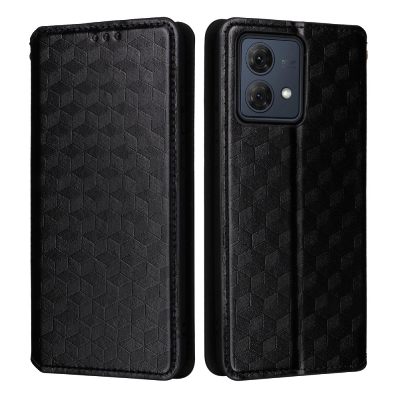 Flip Cover Moto G84 5G Rauten 3D