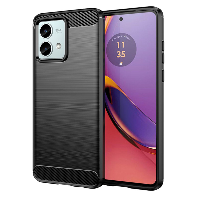 Coque Moto G84 5G Fibre Carbone Brossé