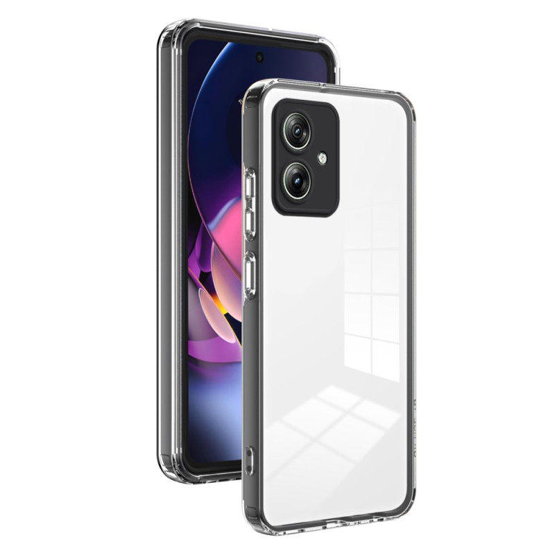 Moto G54 5G Cover Transparent Farbige Ränder