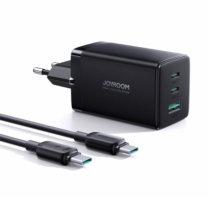 Mini 3-Port Type-C Wandladeadapter mit 1,2m Kabel JOYROOM