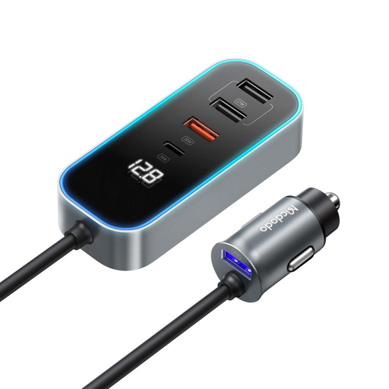 5-Port USB-Ax4+Type-Cx1 Autoladegerät mit 1,5m Kabel MCDODO