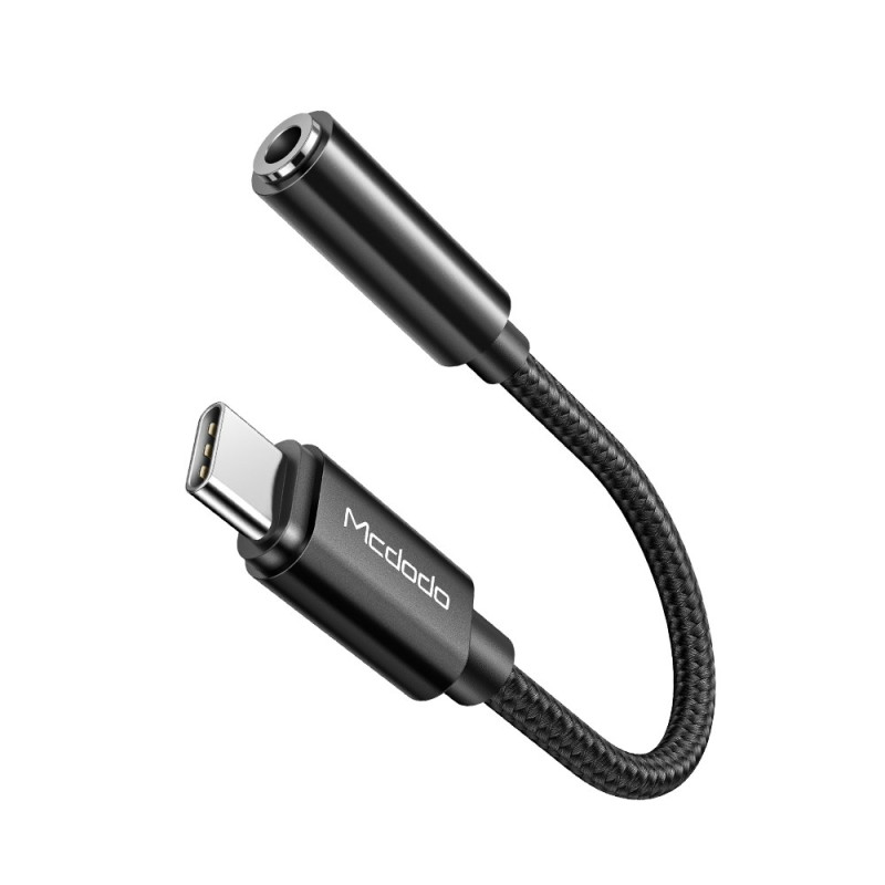 USB Typ-C auf 3,5 mm Klinkenstecker-Adapter für Kopfhörer MCDODO