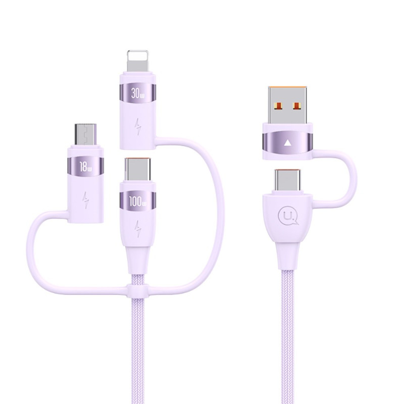 Schnellladekabel 6-in-1 1.2m USAMS