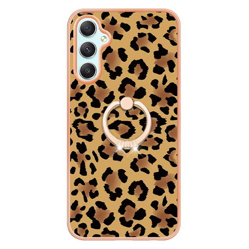 Samsung Galaxy A25 5G Cover mit Leopardenprint Haltering