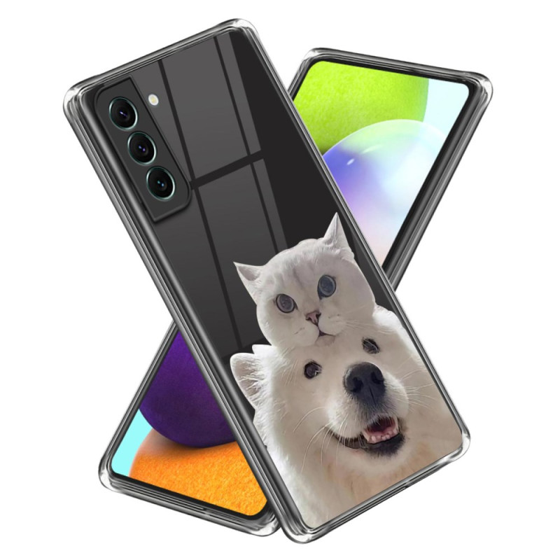 Samsung Galaxy S24 Plus 5G Katze und Hund Cover