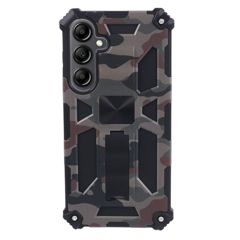 Samsung Galaxy S24 Plus 5G Cover mit Halterung und Camouflage-Muster