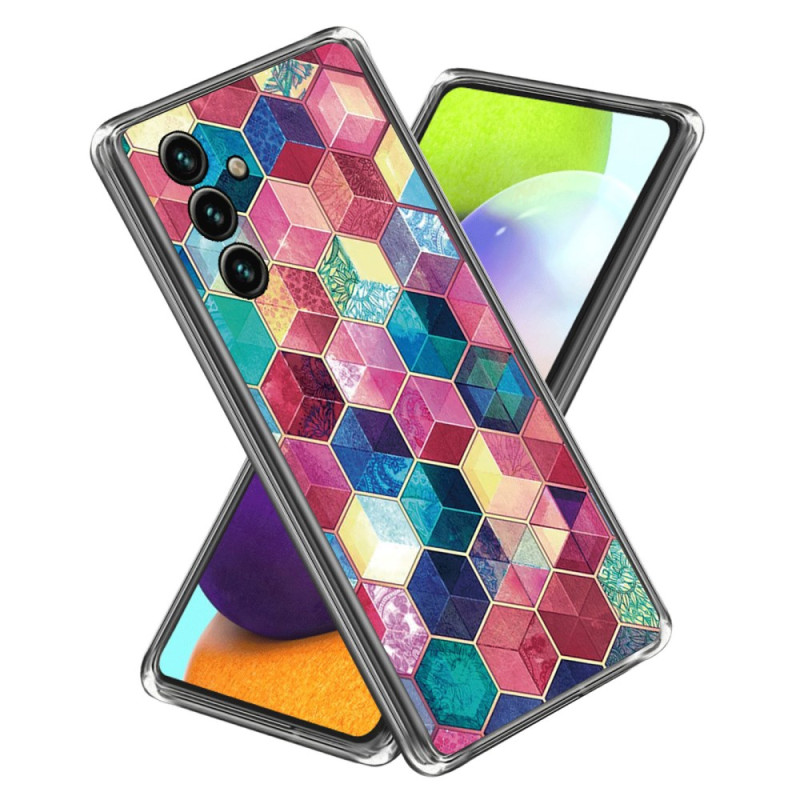 Samsung Galaxy A25 5G Cover Bunte Blöcke