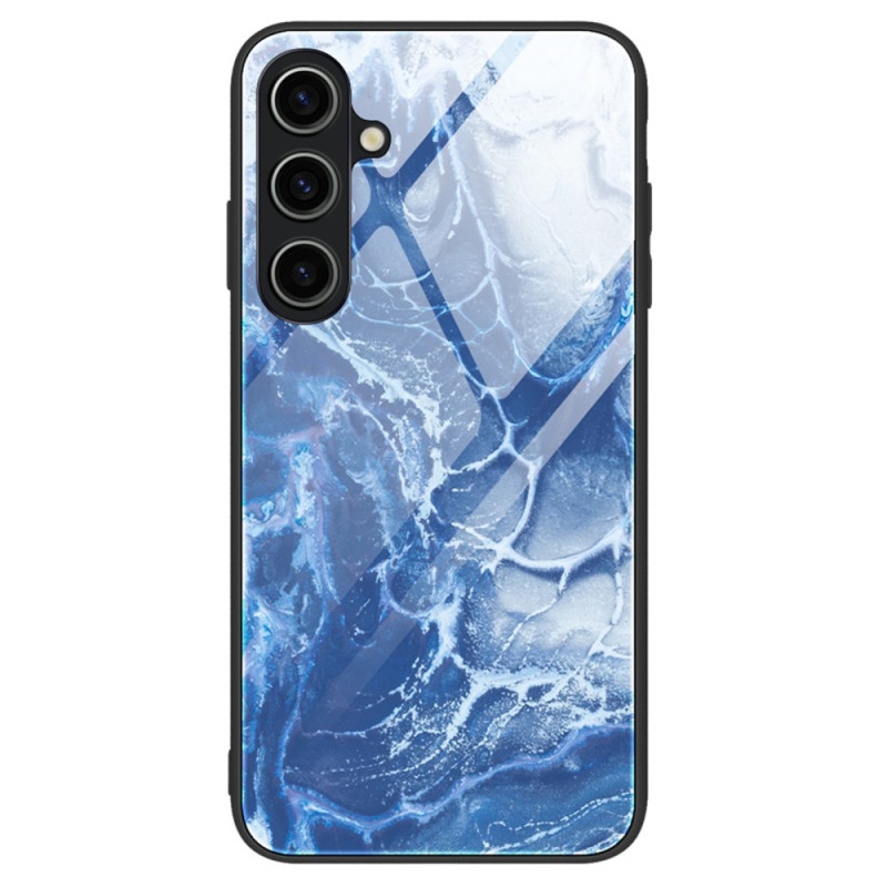 Samsung Galaxy A25 5G Panzerglas
 Marmor Blau Cover