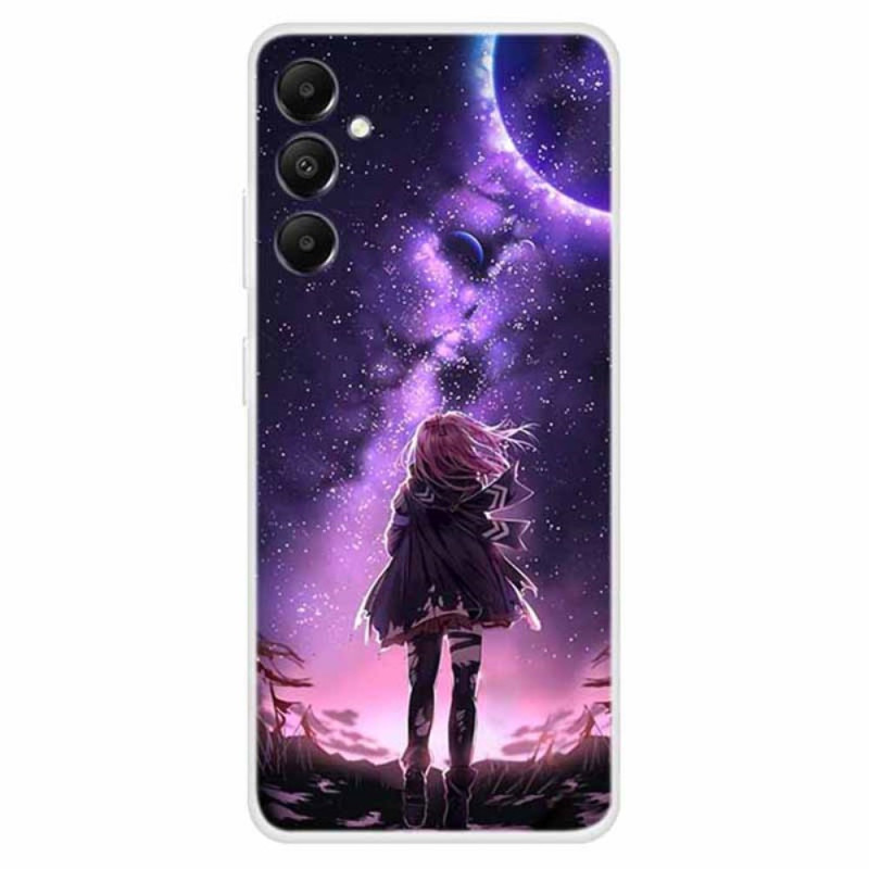 Samsung Galaxy A05s Cover Stern- und Mädchenmotiv