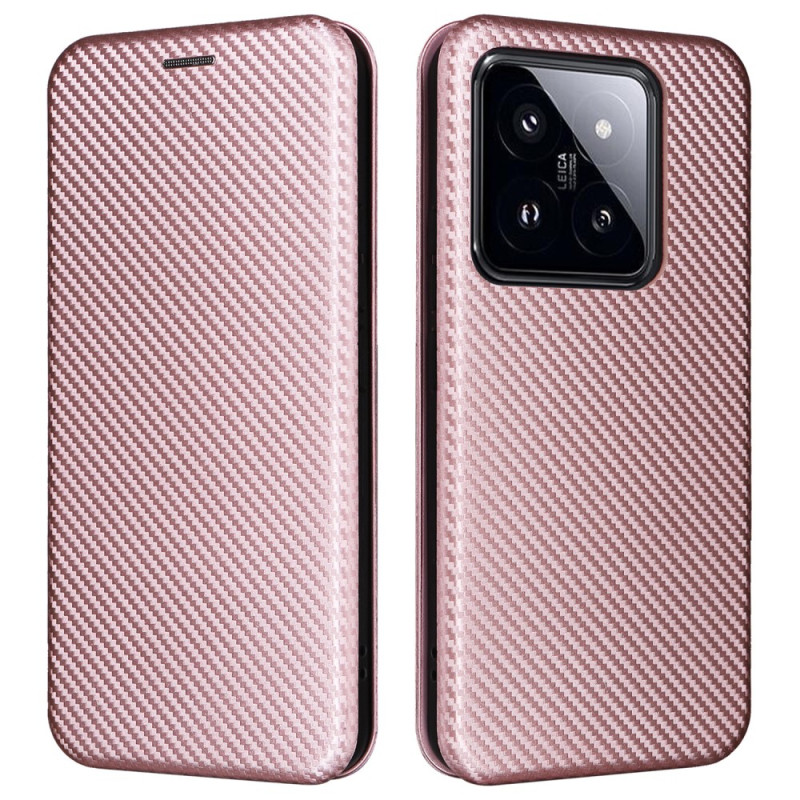 Flip Cover Xiaomi 14 Pro Kohlefaser