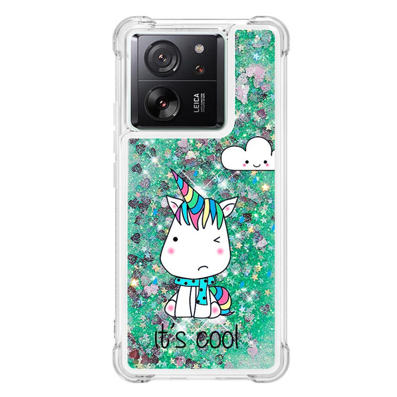 Xiaomi 13T / 13T Pro Glitter Einhorn Cover