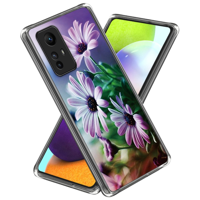 Xiaomi Redmi Note 12S Hülle Chrysanthemen Violett