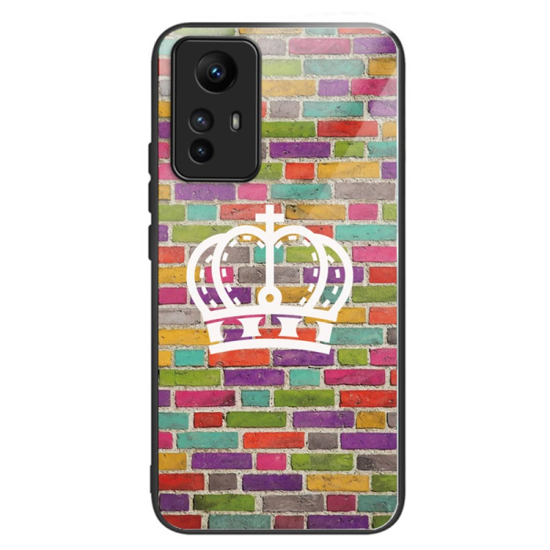 Cover Xiaomi Redmi Note 12S gehärtetes Glas Bunte Wand