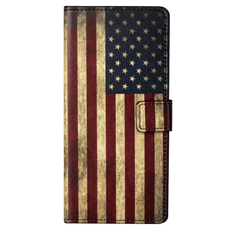 Xiaomi Redmi Note 12S Vintage Amerikanische Flagge Hülle
