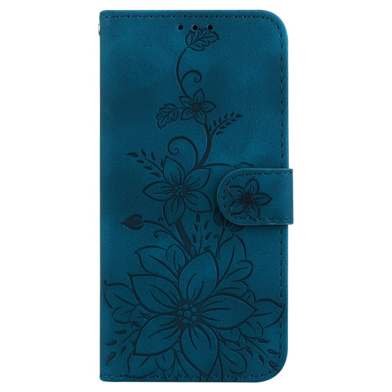 Xiaomi Redmi Note 12S Hülle mit Blumenmuster und Riemen