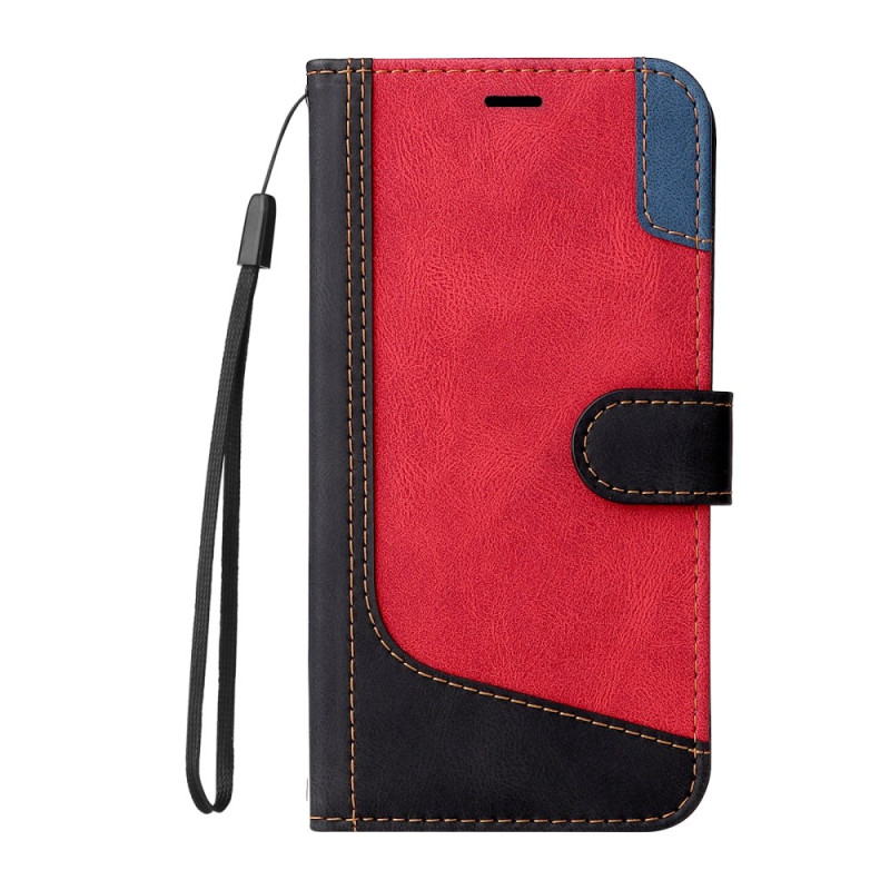 Xiaomi Redmi Note 12S / Note 11S / Note 11 Dreifarbige Tasche mit Riemen