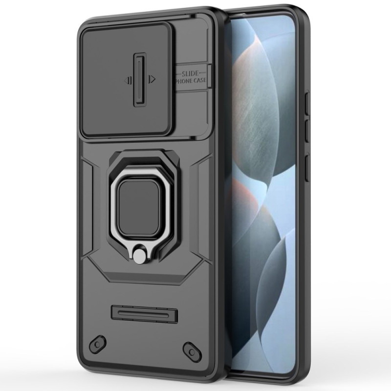 Poco X6 Pro 5G Ring Resistant Cover mit Schiebeobjektivschutz