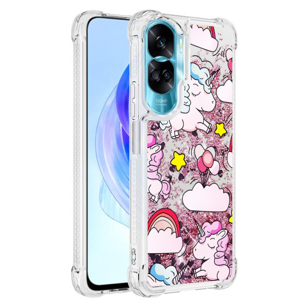 Cover Honor 90 Lite Glitter Cartoon Serie