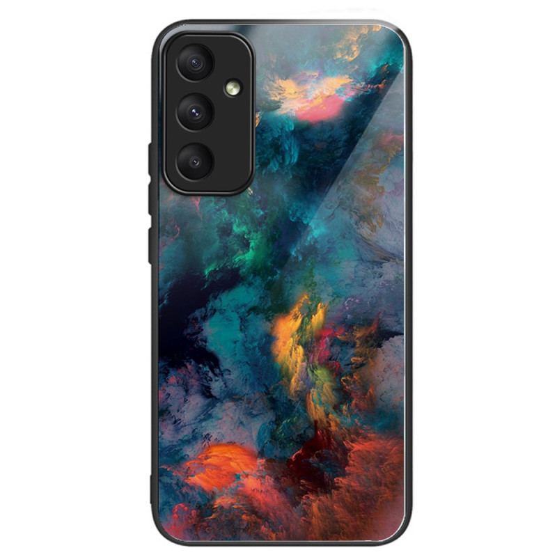 Samsung Galaxy A55 5G Panzerglas
 Cover Farbige Wolken