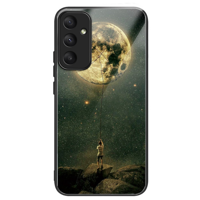 Samsung Galaxy A35 5G Panzerglas
 Cover Mensch und Mond