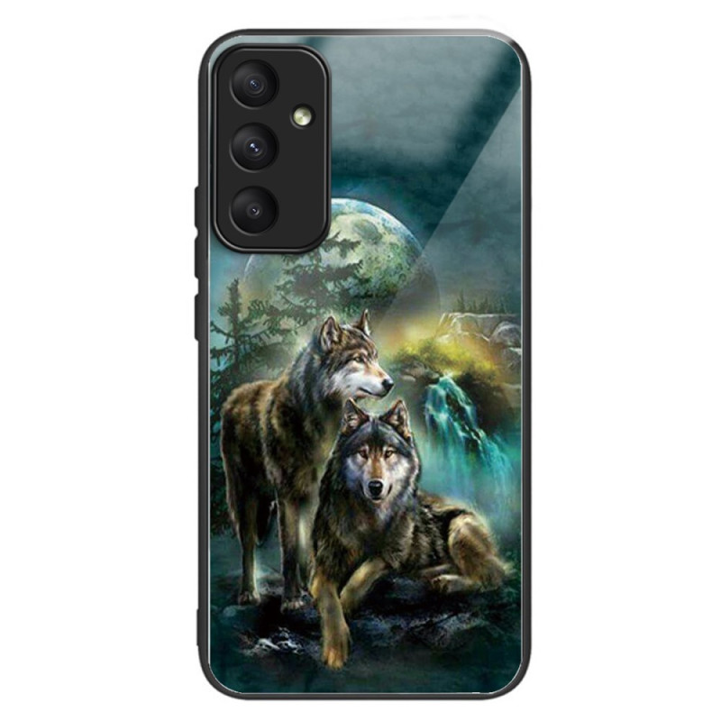 Samsung Galaxy A35 5G Panzerglas
 Cover Zwei Wölfe