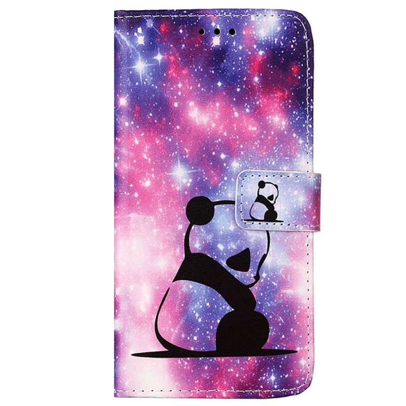 Samsung Galaxy A15 Baby Panda Tasche mit Riemen