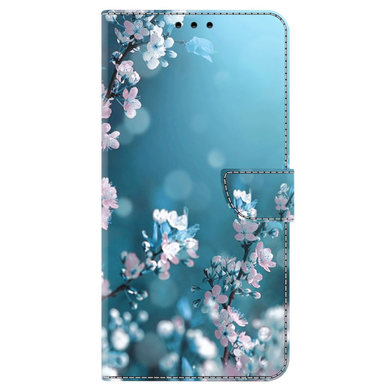 Samsung Galaxy A15 Hülle Weiße Blumen