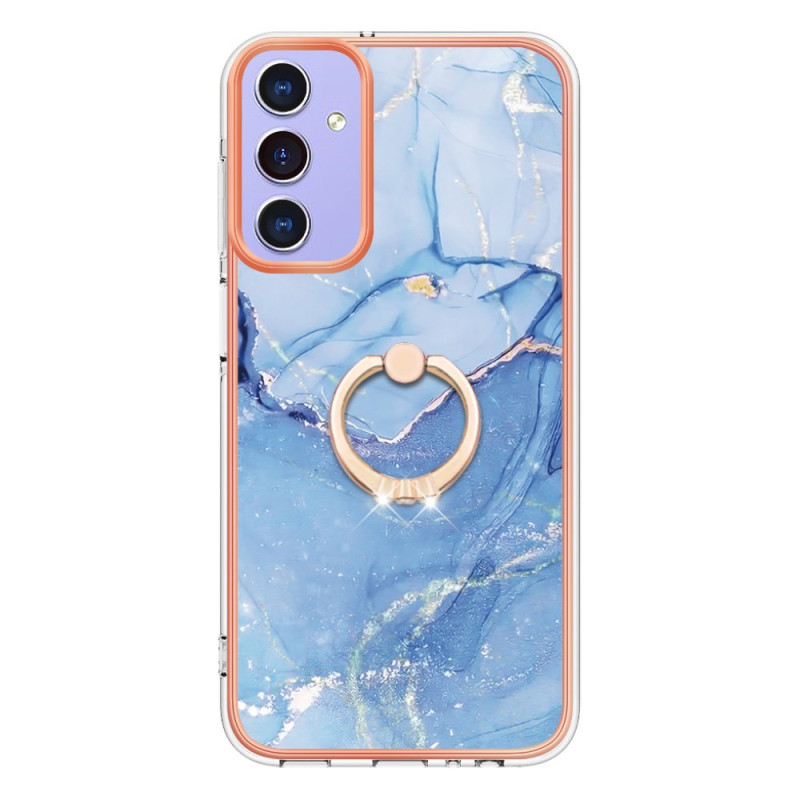 Samsung Galaxy A15 5G Ring-Halterung Marmor-Effekt Cover