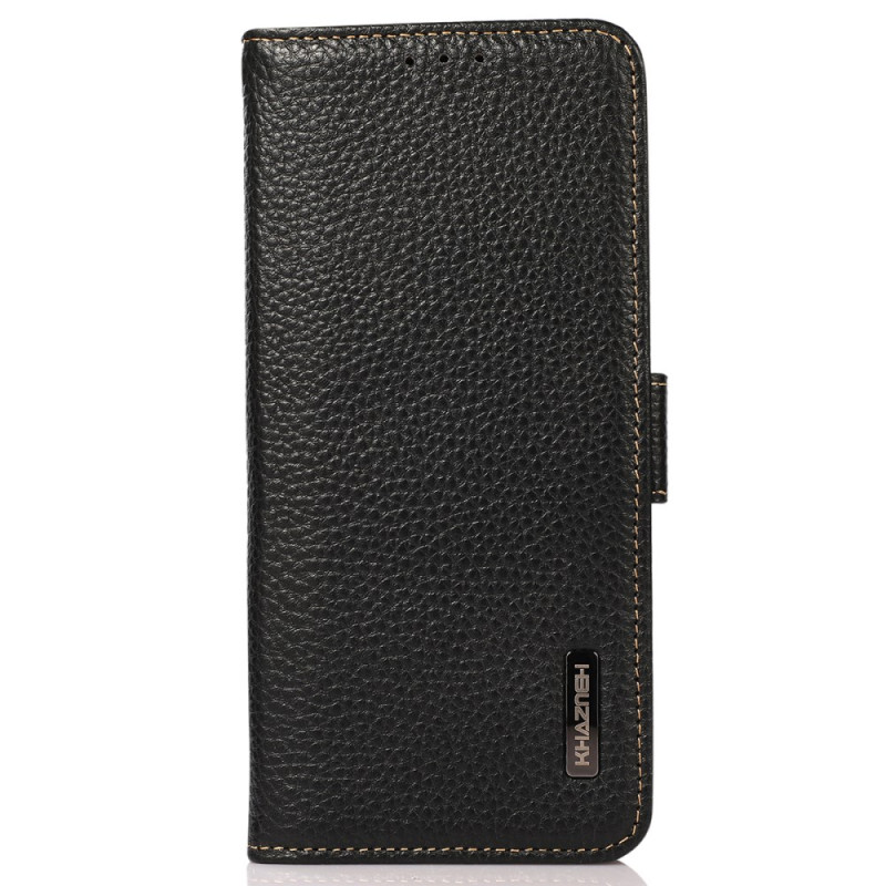 Samsung Galaxy A15 Lederhülle Brieftasche mit RFID-Sperre KHAZNEH