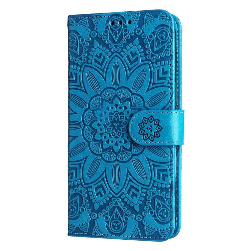 Samsung Galaxy A35 5G Mandala-Muster Tasche mit Riemen
