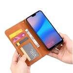 Flip Cover Huawei P20 Lite Kunstleder Kartenetui
