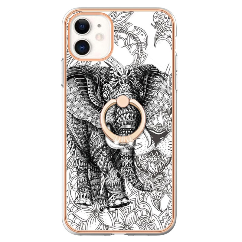 iPhone Cover 11 Ring-Ständer Totem Elefant