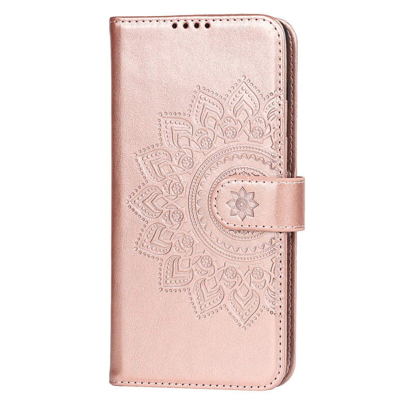 Samsung Galaxy S10 Mandala Print Tasche mit Riemen