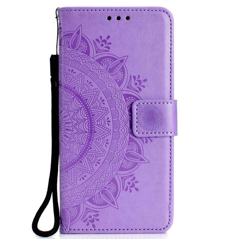 Samsung Galaxy S10 Mandala Sonnenschein Tasche mit Riemen