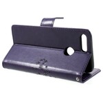 Huawei Honor 9 Lite Hülle Baum und Eulen mit Riemen