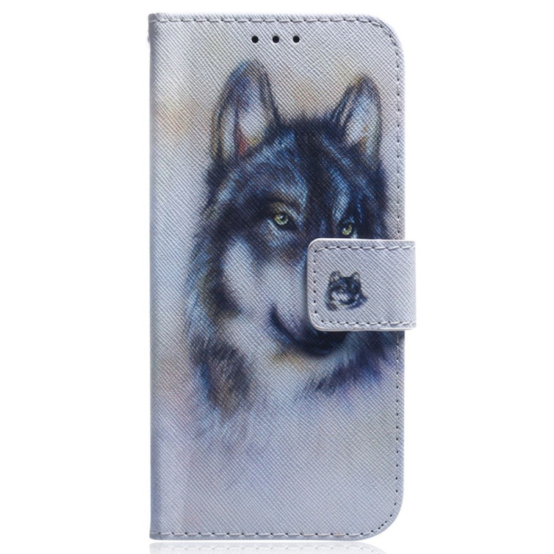 Hülle Realme C55 Wolf Aquarell