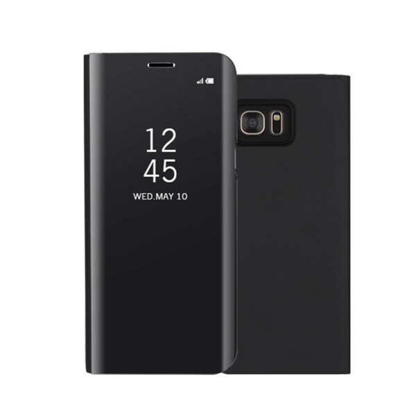 View Cover Samsung Galaxy S7 Edge Spiegel und Lederoptik