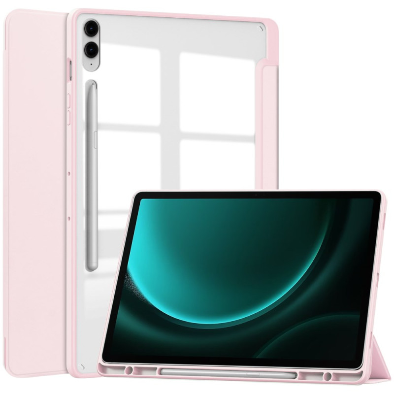 Smart Case Samsung Galaxy Tab S9 FE Plus Transparente Rückseite Stifthalter