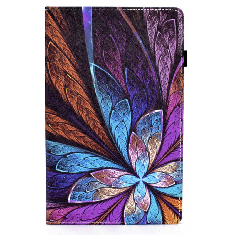 Samsung Galaxy Tab A11 Plus / A9 Plus Hülle Blume Farbig