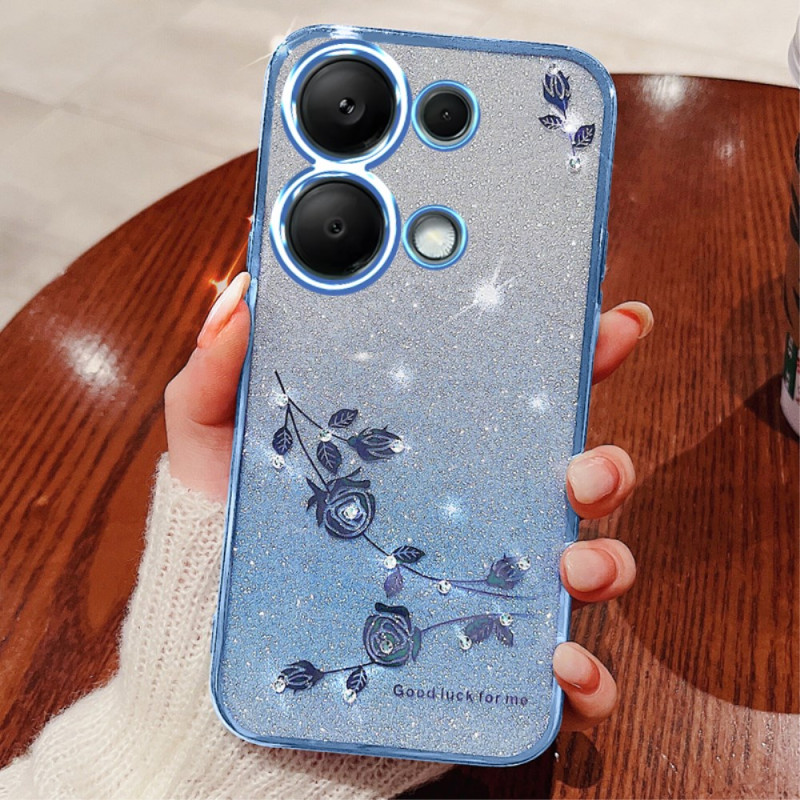 Xiaomi Redmi Note 13 Pro 5G / Poco X6 5G Glitter und Strass KADEM Cover