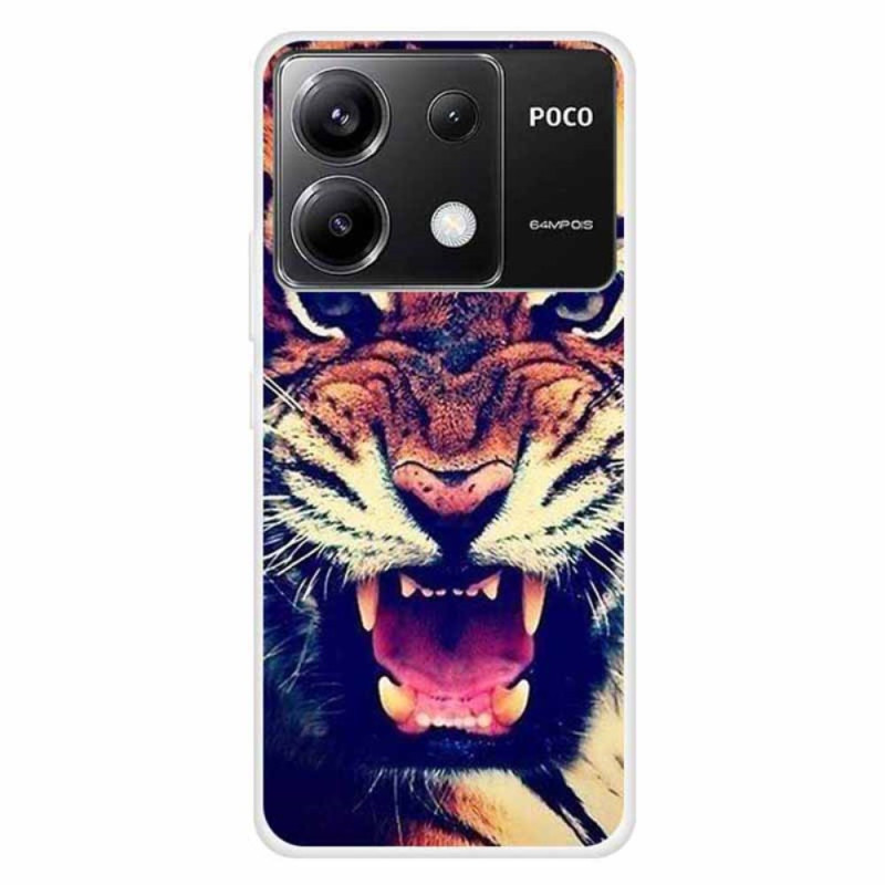 Xiaomi Redmi Note 13 Pro 5G / Poco X6 5G Cover Tiger-Motiv