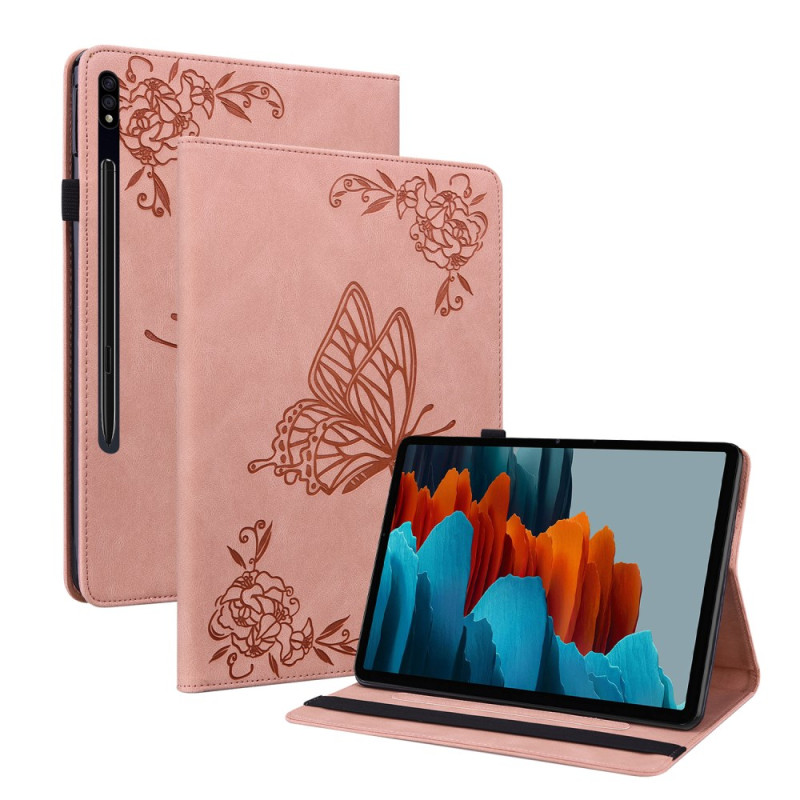 Samsung Galaxy Tab S8 Tasche Ein Schmetterling