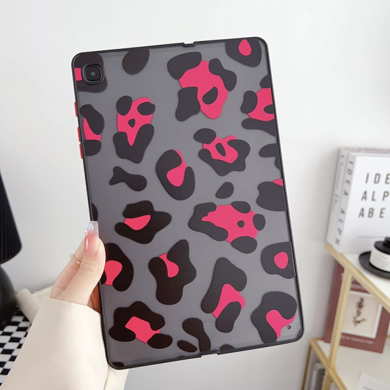 Samsung Galaxy Tab S6 Lite Leopard Cover Rot