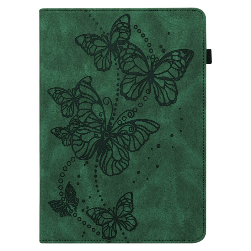 Xiaomi Redmi Pad SE Tasche mit Ledereffekt Schmetterlinge