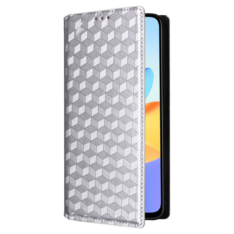 Flip Cover Honor X7b / 90 Smart Rauten 3D